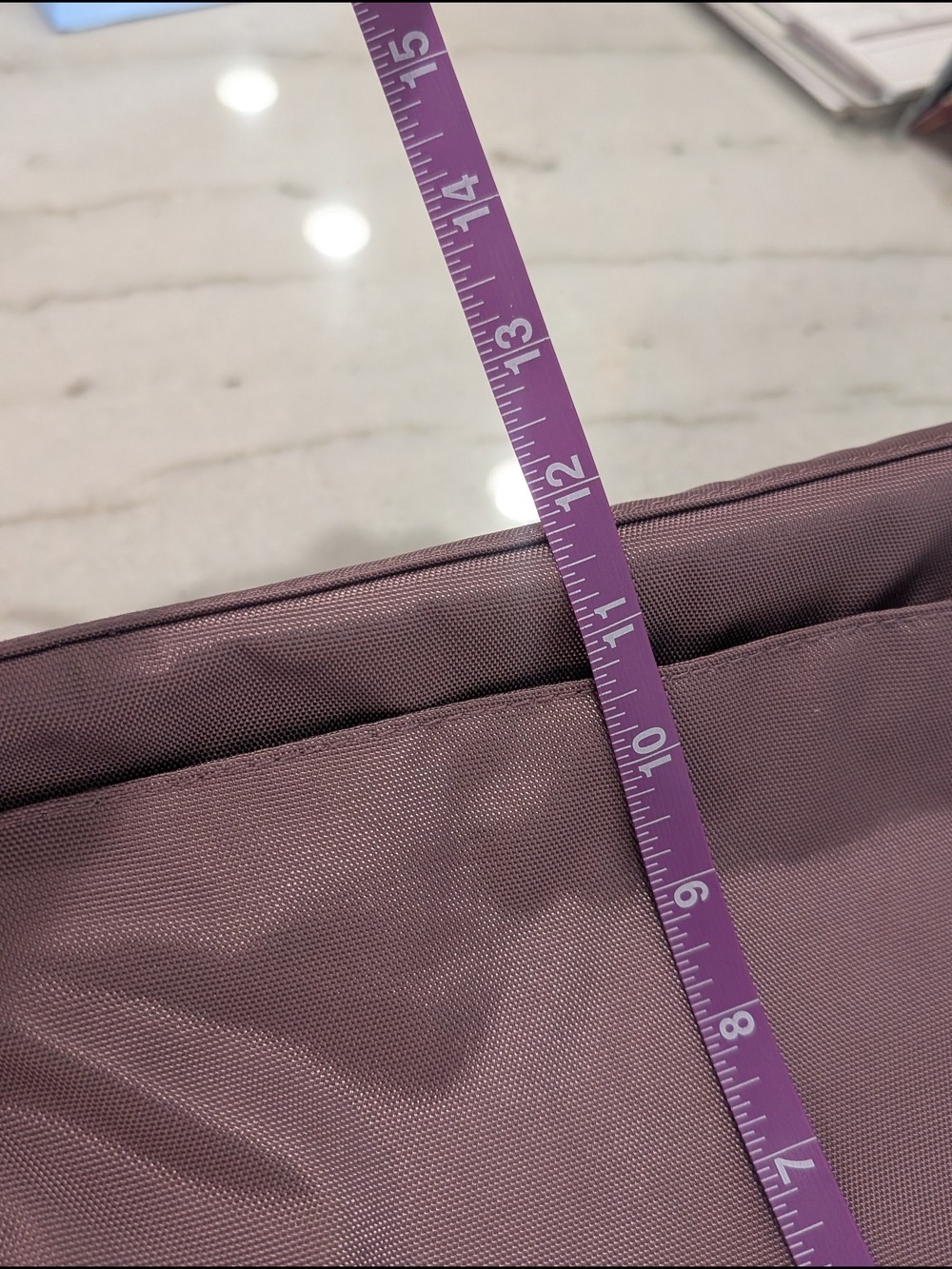 Travelpro Mauve Carry-on Nylon Medium Size Tote Travel Bag - Picture 15 of 16